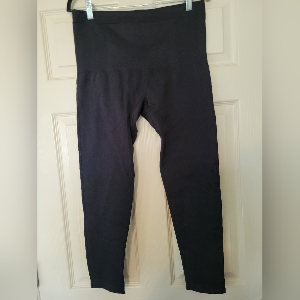 Empetur High Waisted Shaping Leggings Pants Black Size 3XL Shapewear